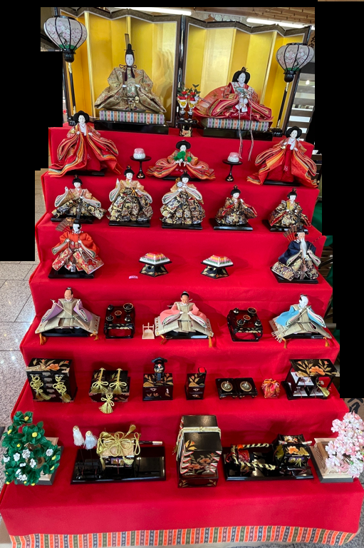 楽天市場】送料無料 東玉作 雛人形 大宮人 衣装着十七人揃い 緋毛氈