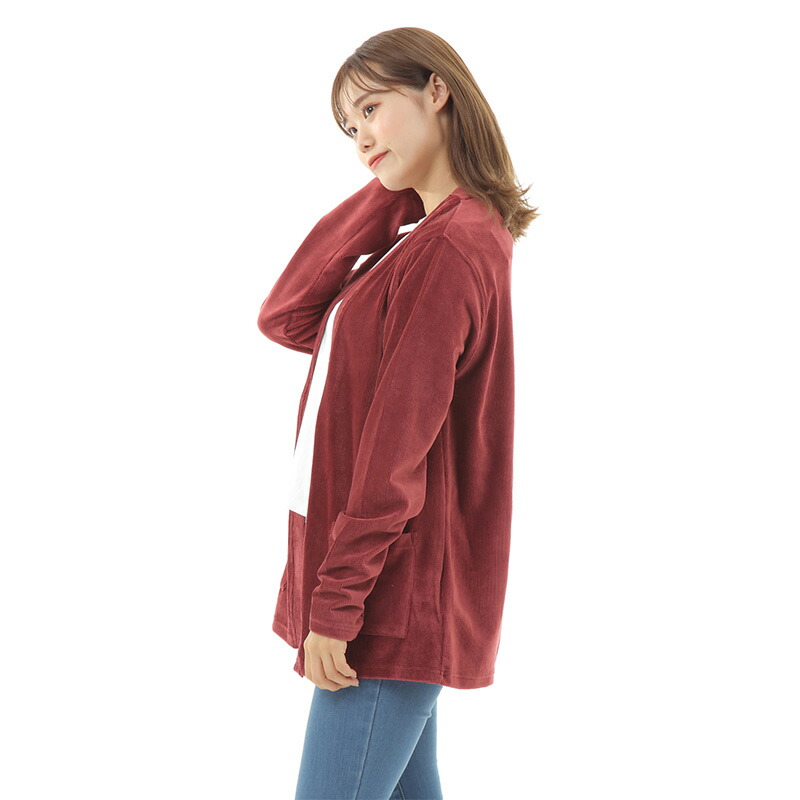 Outlet ビッグサイズ おしゃれ ゆったり オーバーサイズ カット カーデ カーディガン キャメル グレー コーデュロイ シンプル ナチュラル メンズ ユニセックス リンクコーデ レディース ワイン 上着 伸び感 冬 室内 暖かい 秋 羽織 防寒 77 Off カット