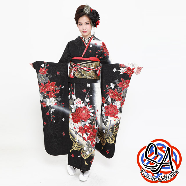 sweetangel: A wedding ceremony party pure silk fabrics kimono zone ...