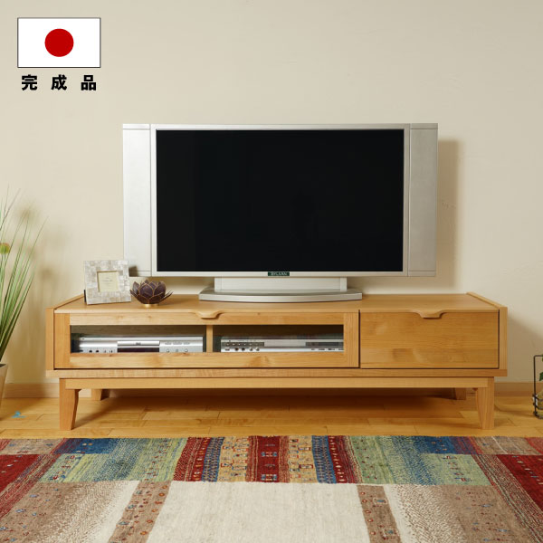 【マラソン期間P2倍】テレビ台 幅150cm 完成品 テレビボード tvボード モダン 北欧 シンプル 天然木 ヴィンテージ おしゃれ 木 天然木 アルダー 無垢 高級 大川家具 AVANCE(アバンス)