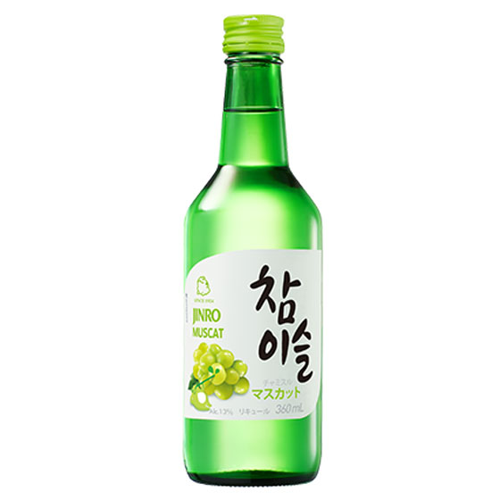 驚きの価格が実現 お酒 お歳暮 ギフト プレゼント Jinro チャミスル マスカット 360ml 本