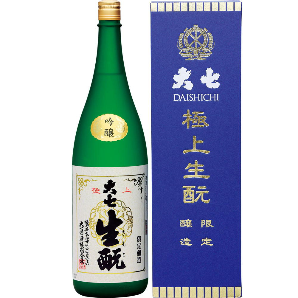 大七酒造 日本酒 720ml 16度 一瓶 未使用 純米生もと三昧 | 大七ショップ