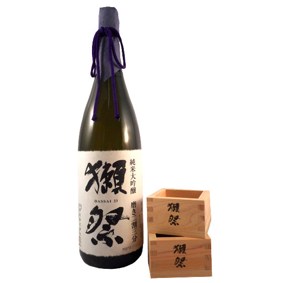 【正規販売店】獺祭 だっさい 純米大吟醸 23 1800ml 木枡2個セット山口県 獺祭 日本酒 本州のみ送料無料 コンビニ受取対応商品 お酒 母の日 プレゼント