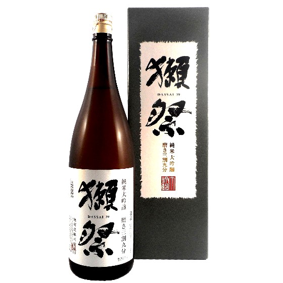 【正規販売店】お歳暮 ギフト 獺祭 だっさい 磨き三割九分 純米大吟醸 1800ml DX箱入り 山口県 旭酒造 日本酒 39 デラックス箱 コンビニ受取対応商品 はこぽす対応商品 ラッキーシール対応