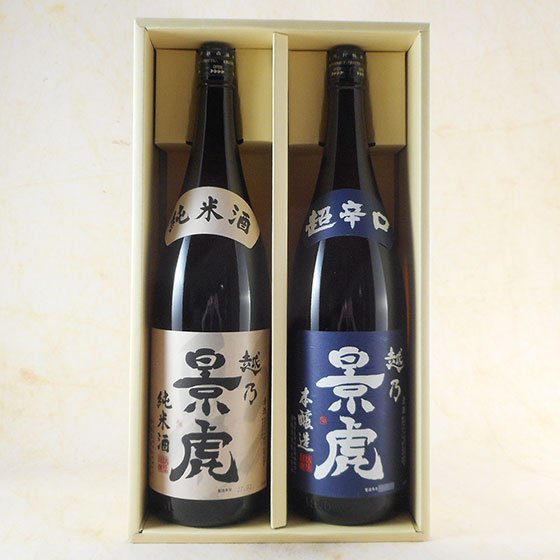 楽天市場】【正規販売店】越乃景虎 いいとこどりセット 1800ml 3種 純