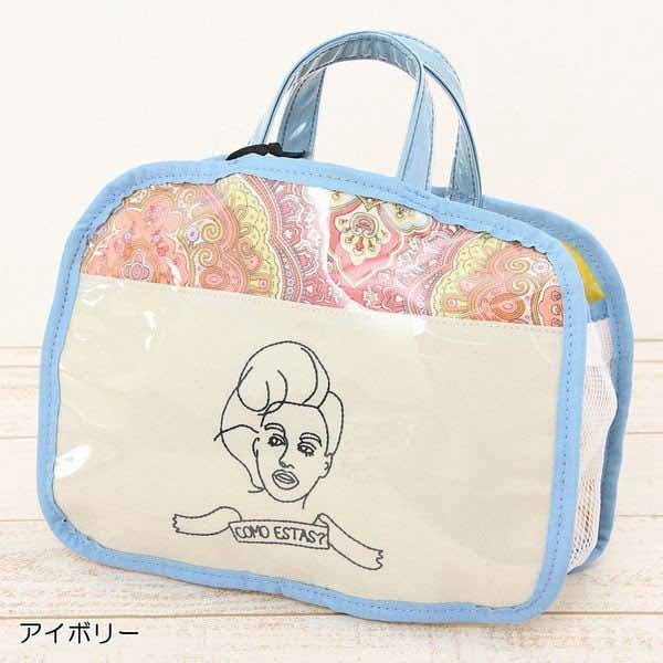 ポーチ レディースバッグ レディースファッション Face 刺繍 スパバッグ おしゃれ スマート 女の子 華やか 旅 大人の女性 旅行 トラベル ポーチ レディースバッグ レディースファッション Face 刺繍 スパバッグ おしゃれ スマート 女の子 華やか 旅 大人の女性 旅行