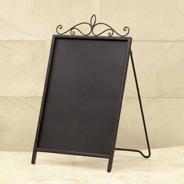 EWIG ブラックボード L マンゴーウッド アイアン W115 D3 H72cm ブラックボード 幅115 奥3 高72cm ブラックボード部分102.3