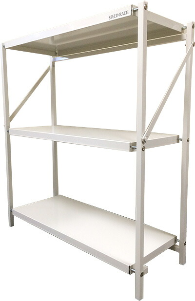 Sprs Rack 【楽天市場】【クーポンあり】スピードラック シェルフ(高さ90cm×横幅84cm×奥行30cm 3段)スチール棚 スチールラック 耐荷重 ...