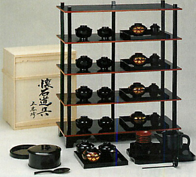配膳棚　引き出し付