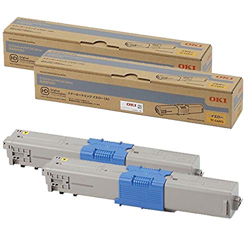 OKI 純正 TC-C4AY2 トナーカートリッジ イエロー (大) 2本|TalesStore 店