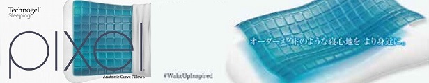 楽天市場】【正規品3年保証】 テクノジェルピロー ピクセル 