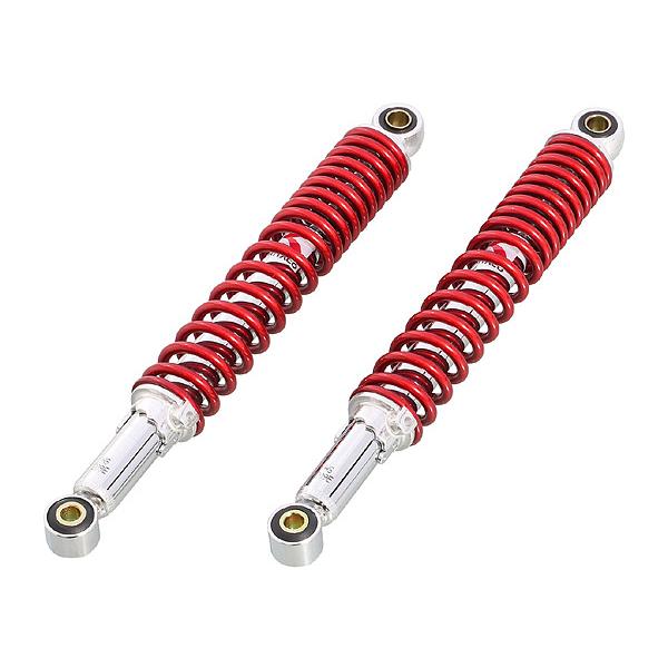 キタコ KITACO リトルカブ C50/AA01、スーパーカブ50 C50/AA01等用 ショックアブソーバー 2本1SET メタリックレッド 520-1087120｜テラネット