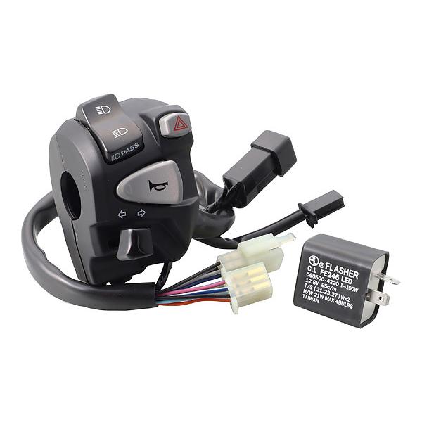キタコ KITACO XSR125（RE46J）BVF1用 Lハンドルスイッチ 756-0240100