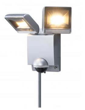 [即日出荷] LA-23(S) OPTEX オプテックス LED センサーライト 防水 電球色 シルバー
