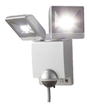 [即日出荷] LA-24(S) OPTEX オプテックス LED センサーライト 防水 昼光色 シルバー
