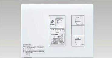 WTF35856W パナソニック マルチメディア対応配線システム　ひらいてねットプラスシリーズ　宅内LANパネル　（省令準耐火対応タイプ）｜照明器具の専門店　てるくにでんき