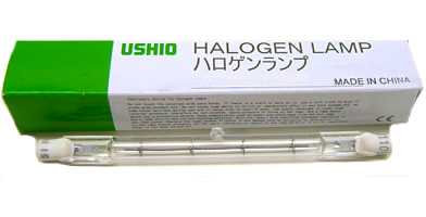 楽天市場】USHIO ハロゲンランプ 両口金形 ショートタイプ