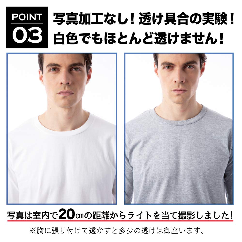 楽天市場 送料無料 Tシャツ メンズ 長袖 2枚セット 無地 綿 ロンティー Grade インナー Tシャツ インナーシャツ ギフト ラッピング プレゼント 贈り物 黒 白 灰 ブラック ホワイト グレー ネイビー あす楽 レビュー高評価 The Perfect Sports