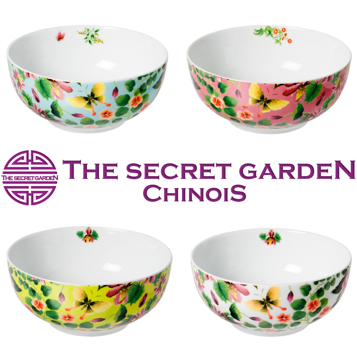 デザイナーズギルド シノワズリ 禾穀類どんぶり鉢 4枚書き割り IKEBANA COLLECTION 食器 今めかしい 瀬戸もの 陰電子領域相応う 食洗機相応う 皿 ブランド名食器 洋食器 差し上げ物 41010004-CERDG0117