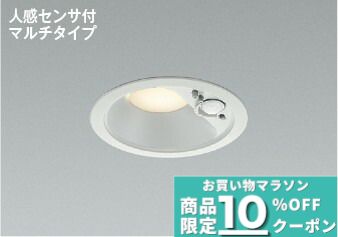 [ﾏﾗｿﾝ最大10％OFFｸｰﾎﾟﾝ]ダウンライト 開口100φ 人感センサー付き 軒下用 防雨型 白熱灯60W相当 SB形｜Smart Light