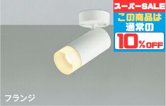 【ﾏﾗｿﾝ中最大10％OFFｸｰﾎﾟﾝ】スポットライト 屋内用 階段 廊下 トイレ 内玄関 ※工事必要 天井・壁面取付可 指定の角度まで傾斜天井可 白熱灯100W相当 調光可(別売調光器対応) 散光