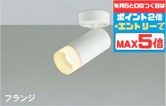 【ﾏﾗｿﾝ終了まで5％OFF】スポットライト 屋内用 階段 廊下 トイレ 内玄関 ※工事必要 天井・壁面取付可 指定の角度まで傾斜天井可 白熱灯60W相当 調光可(別売調光器対応) 散光