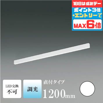 【18日ｴﾝﾄﾘｰでﾎﾟｲﾝﾄ最大6倍】間接照明 1200mm 屋内用 階段 廊下 トイレ 内玄関 ダクトレール取付 昼白色(5000K) 調光可(別売調光器対応) 指定の角度まで傾斜天井可