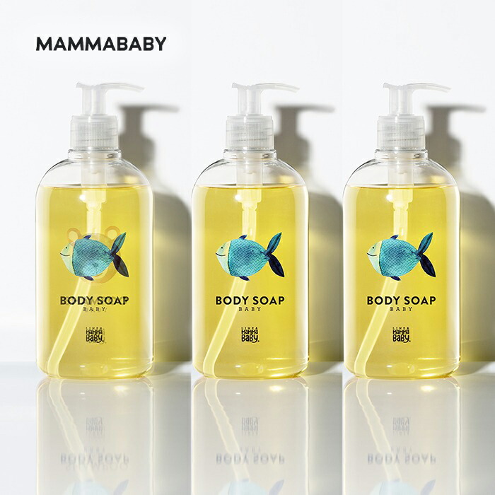 【3本セット】ママベビー ボディソープ | 創業80年製薬会社発の オーガニック 品質 | 植物由来 ベビー全身シャンプー 無添加 大容量500ml 新生児 全身 ベビーソープ 赤ちゃん ベビー 子ども ベビーボディソープ 送料無料 子供 新生児 ボディ