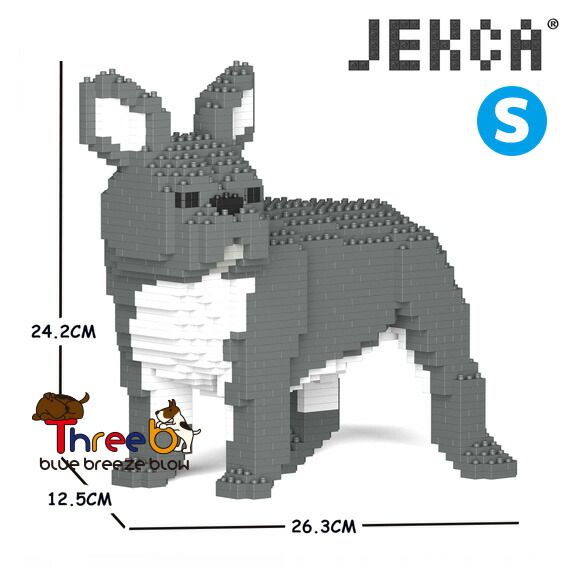 JEKCA ジェッカブロック 03S （Sサイズ） フレンチ・ブルドッグ ST19FB03-M05JEKCA