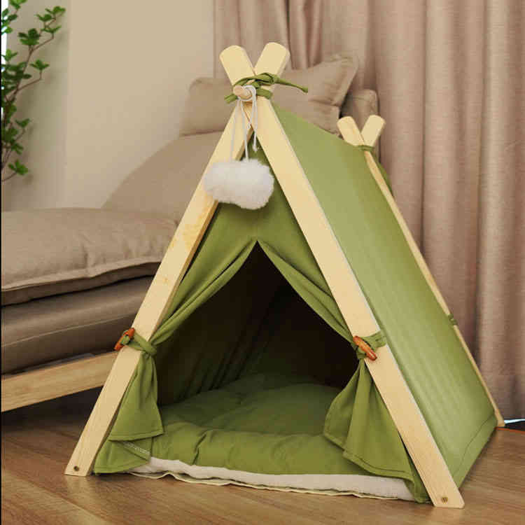 市場 モダンペットテント 犬小屋 ペットテント 寝床 ペット用テント クッション付き ペットハウス