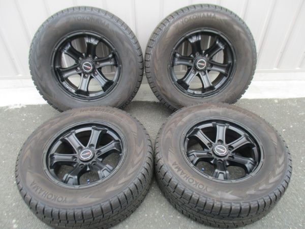 ★☆B-MUD K マッドブラック スタッドレスタイヤホイールセット 265/65R17 ヨコハマ G075 プラド 20440 送料込☆★インボイス領収書発行可能