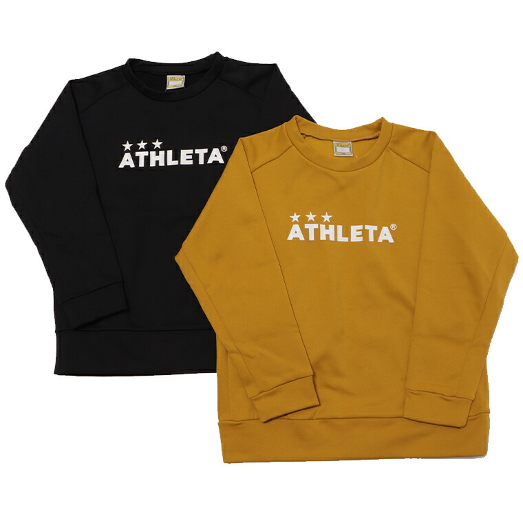 ATHLETA アスレタ 03404J Jrスウェットシャツ ロングTシャツ 長袖Tシャツ トレーナー ロンT Tシャツ 長袖 裏起毛 保温性 ジュニアサイズ【セレスポ】