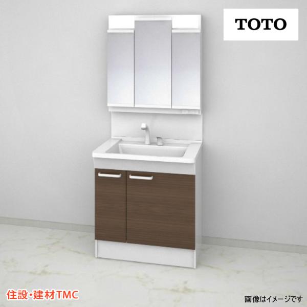 楽天市場】TOTO 洗面化粧台 Vシリーズ W600 一面鏡 H1900 2枚扉 扉