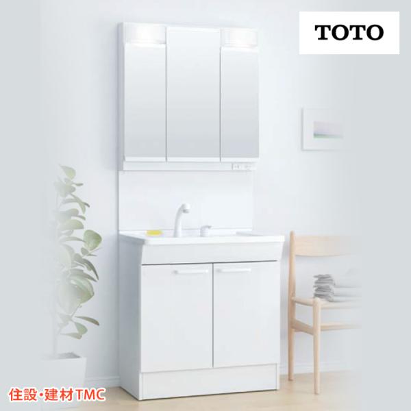 楽天市場】TOTO 洗面化粧台 Vシリーズ W600 一面鏡 H1900 2枚扉