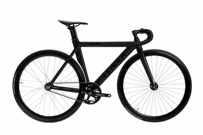 【組立発送】 LEADER リーダー 725TR Matte Black 【自転車】【完成車】【ピストバイク】|トウーレイトスポーツオンライン
