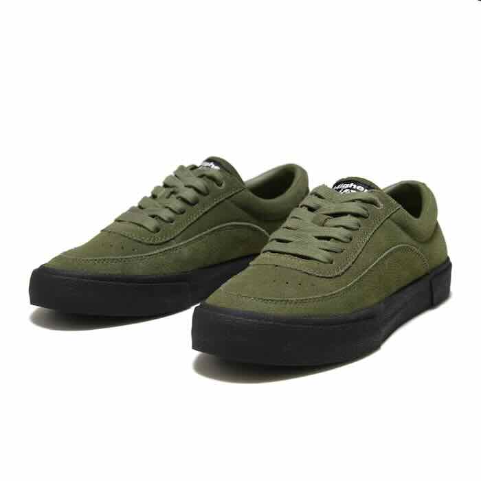 【最速発送】Higher ハイアー Crypt Full Lace Suede Olive 【BMX】【シューズ】｜トウーレイトスポーツオンライン