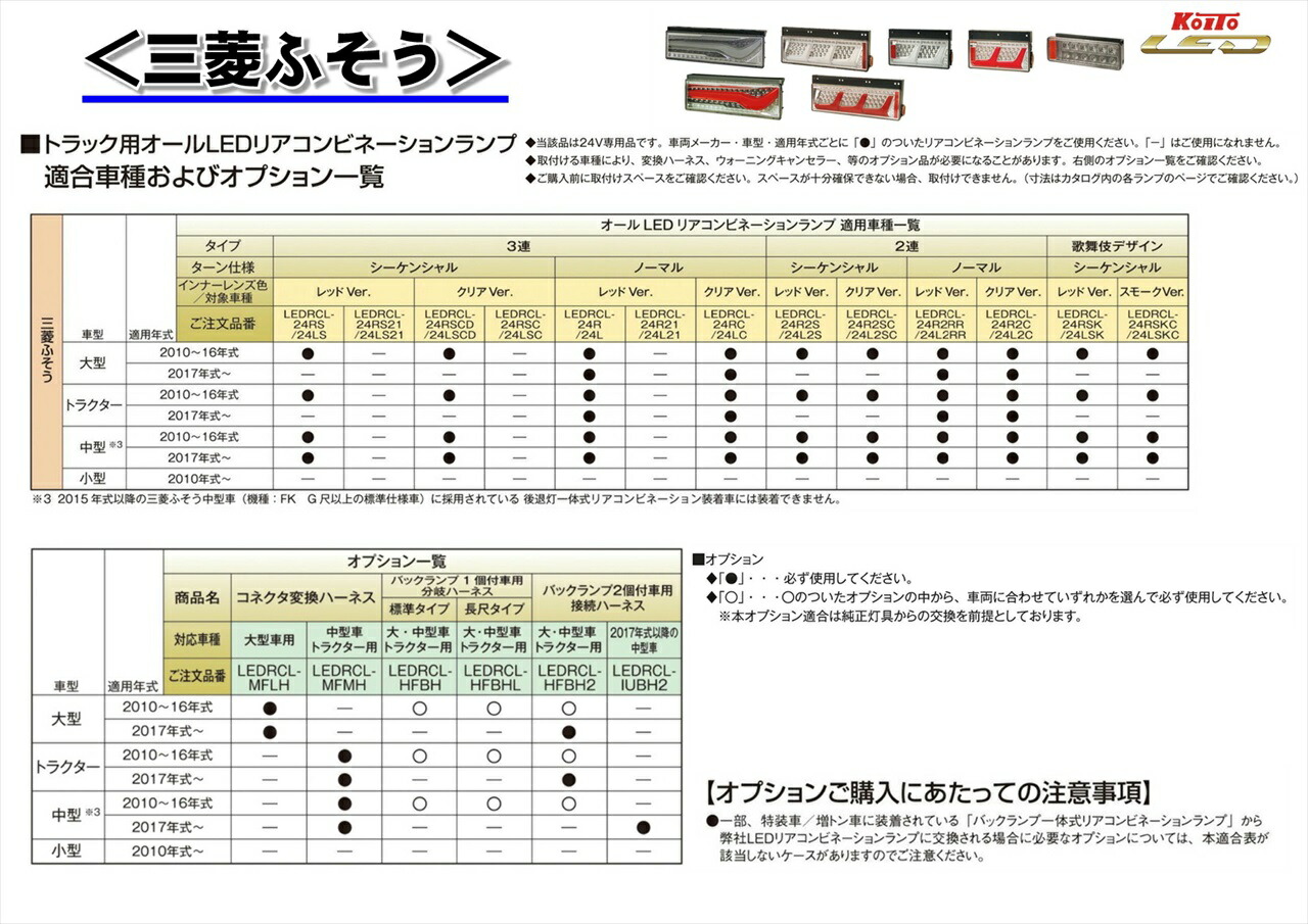 小糸製作所 Koito 歌舞伎 Ledテールランプ 3連 ライト ランプ L トラック 車用品 R スモークver リレー付 Ledrcl 24lskc 24rskc トラックショップトップロード仙台