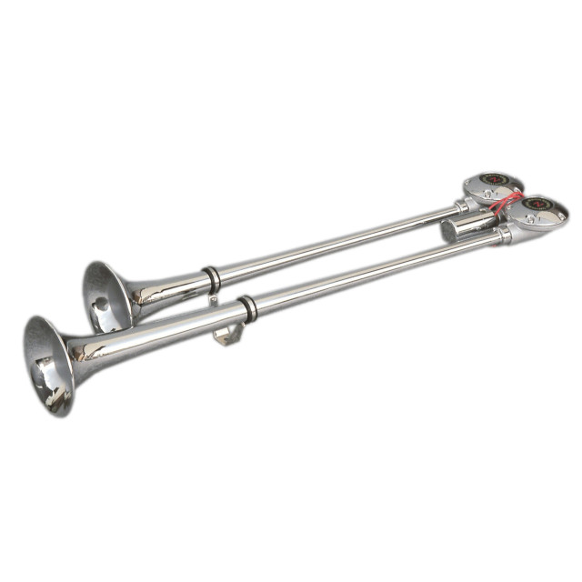 日建 680mm バトルスーパーロングヤンキーホーン 680mm クローム クローム 車用品 ホーン