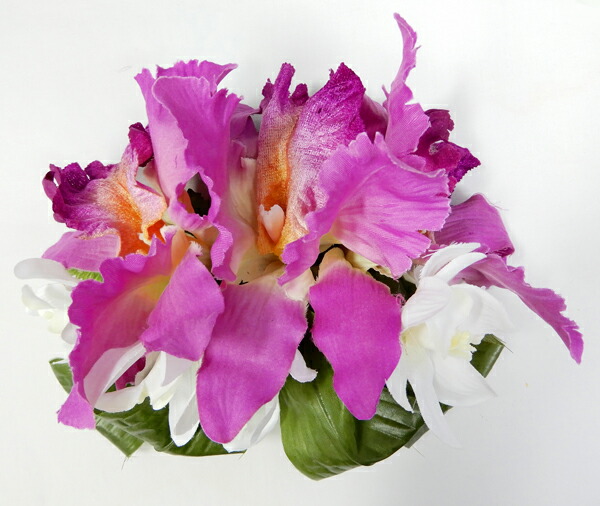 フラダンス衣装 髪飾り 花飾り ヘアクリップ レイ フラ お仕立て オーダー Cc 11 アレンジクリップ 愛用