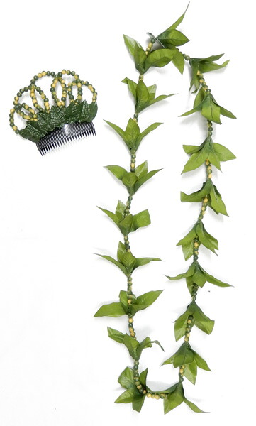 フラダンス衣装 レイ ハワイ 花飾り イベント フラ ハワイアンレイ フラワーレイ ロングレイ マイレ モキハナ Gl 05lc モキハナマイレロングレイ モキハナラージコームセット フラダンス レイ 花輪 ふらだんす パーティー ディスプレイ ハワイアンレイ フラワーレイ