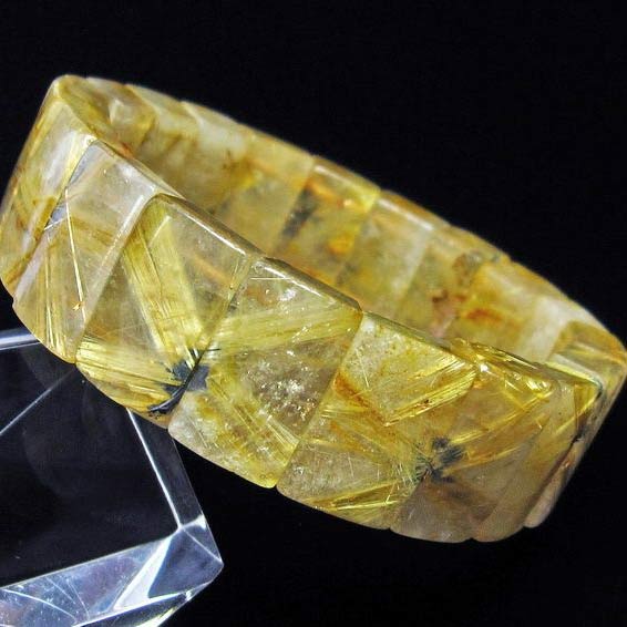 新品 タイチンルチルクォーツ 8mm バングル ブレスレット 天然石 楽天市場】ルチルクォーツ ブレスレット 太陽ルチル 放射ルチル