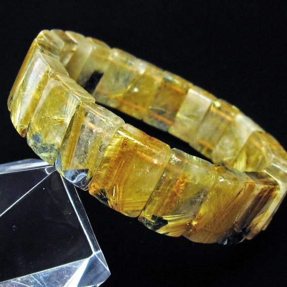 タイチンルチル バングル rutilelated quartz bangle ルチルクォーツ メンズ レディース ブレスレット 天然 タイチンルチルクォーツ 一点物 送料無料 111-16864 20,775円