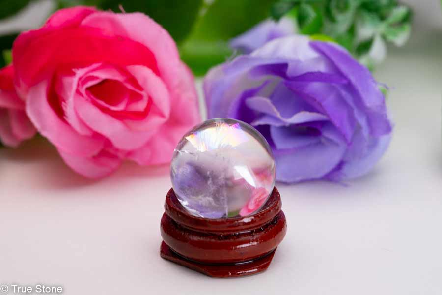 楽天市場】AAA アイリスクォーツ ペンダントトップ 水晶丸玉