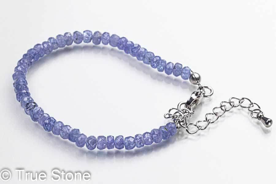 楽天市場】タンザナイト ブレスレット ブルーゾイサイト 4mm-4.7mm