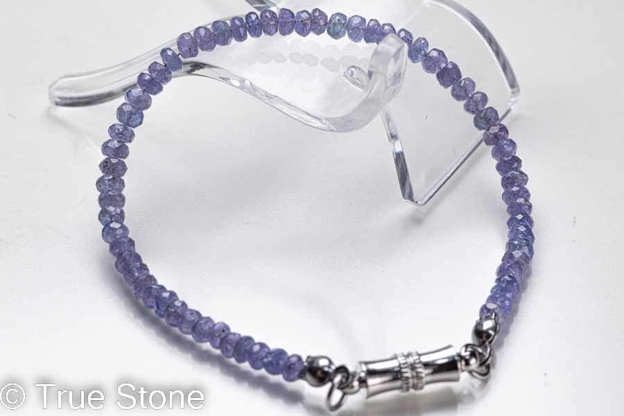 楽天市場】タンザナイト ブレスレット ブルーゾイサイト 4mm-4.7mm