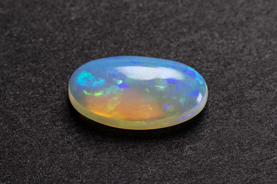 AAA オパール ルース カボション 大粒 7.18ct ホワイトオパール プレシャスオパール ウォーターオパール|True Stone