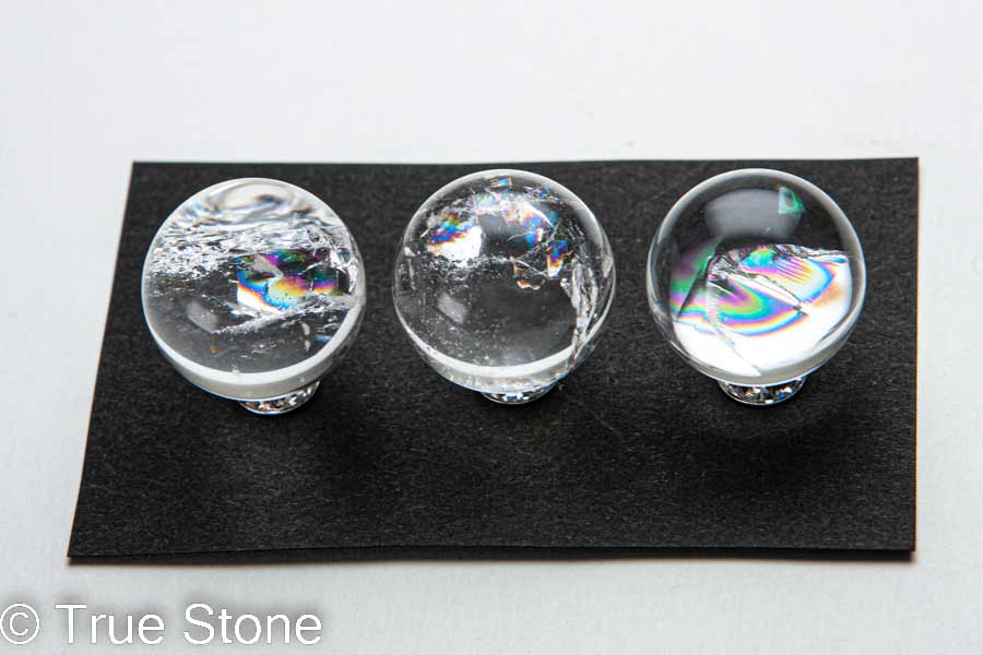 楽天市場】レインボークリスタル アイリスクォーツ ブラジル産 握り石