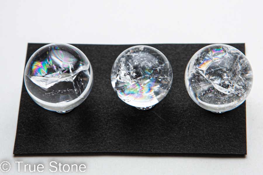 ⭐️AAA級レインボークリスタル大 直径7cm 台付 星8mm】台座付きA級ガラスストーン10個（Crystal） ビジュー