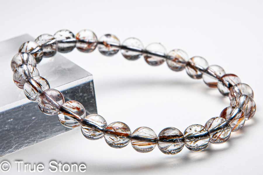 ルベライト ローズクォーツ ブラックトルマリン 天然石ブレスレット 楽天市場】ルベライト イン クォーツ ブレスレット 8.5mm-8.9mm レッド