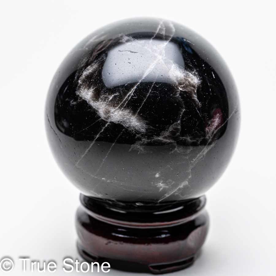 楽天市場】天然黒水晶モリオン 丸玉 スフィア 黒水晶 モリオン